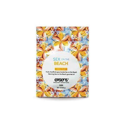 Пробник масажна олія, аромат коктейлю "Секс на пляжі" EXSENS Sex On The Beach (3 мл) SO3333 фото