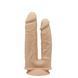 Подвійний фалоімітатор з вібрацією SilexD Double Gusto Vibro Flesh (Model 1 size 8" & 7") + LRS, діа SO8209 фото 2