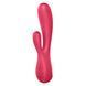 Смарт вібратор-кролик, 2 мотори, керування через інтернет - Satisfyer Mono Flex Red SO3900 фото 1