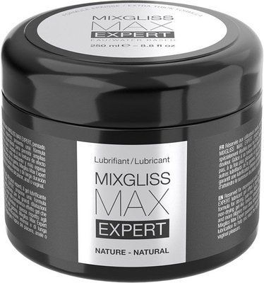 Густа змазка для фістингу та анального сексу на водній основі - MixGliss MAX Expert Nature (250 мл) SO2736 фото