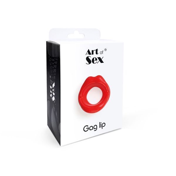 Кляп-розширювач у формі губ Art of Sex &ndash; Gag lip, червоний SO6701 фото