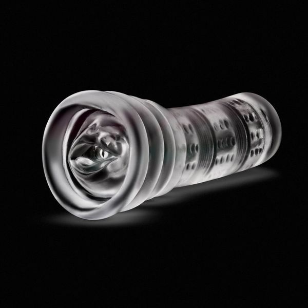 Мастурбатор-ротик, що світиться у темряві Rize by Blush Luz Glow in the Dark Masturbator Clear SO8833 фото