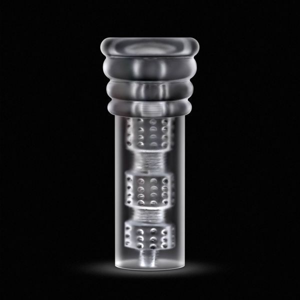 Мастурбатор-ротик, що світиться у темряві Rize by Blush Luz Glow in the Dark Masturbator Clear SO8833 фото