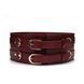 Шкіряний пояс для бондажу Liebe Seele Wine Red Waist Cuff, розмір M SO9461 фото 1