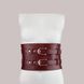Шкіряний пояс для бондажу Liebe Seele Wine Red Waist Cuff, розмір M SO9461 фото 7