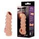 Насадка на член, потовщувальна, стимулюючий рельєф, розмір L - Kokos Nude Sleeve NS 003 L SX1476 фото 3