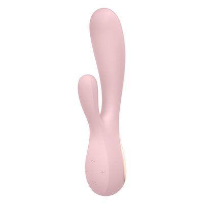 Смарт вібратор-кролик, 2 мотори, керування через інтернет - Satisfyer Mono Flex Mauve SO3902 фото