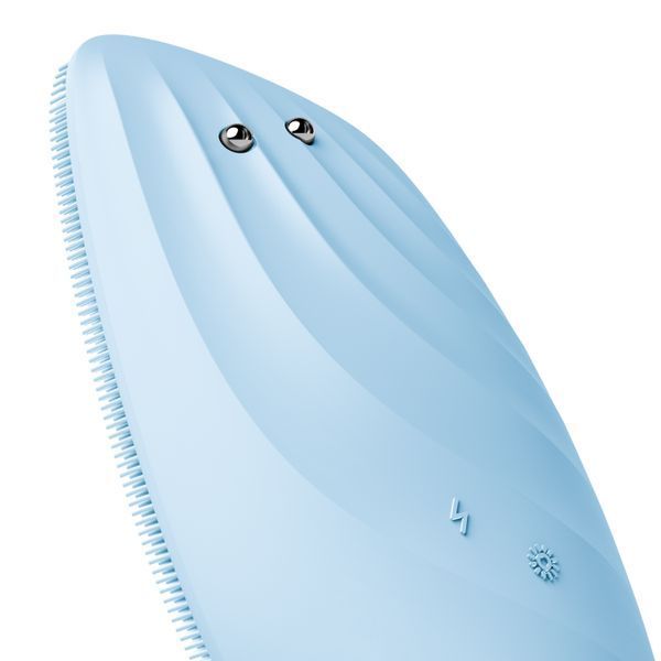 Очищувальна щітка для обличчя GESKE Sonic Thermo Facial Brush&Face-Lifter 8в1 aquamarine HB0094 фото