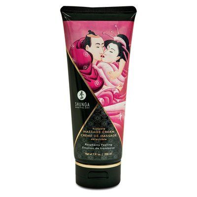 Їстівний масажний крем - Малина (200 мл) Shunga Kissable Massage Cream SO2504 фото
