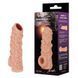 Насадка на член, потовщувальна, стимулюючий рельєф, розмір L - Kokos Nude Sleeve NS 004 L SX1478 фото 2