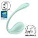 Віброяйце Satisfyer Smooth Petal Connect App Mint SX0666 фото 1