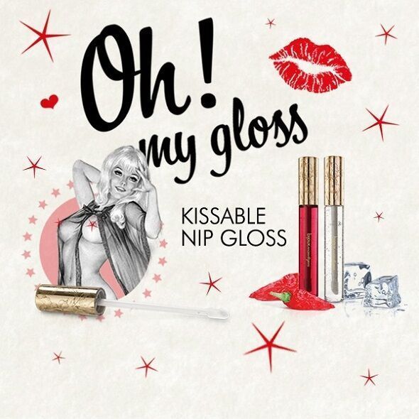 Набір блисків для сосків - Bijoux Indiscrets Kissable Nip Gloss DUET (2&times;13 мл) SO5952 фото