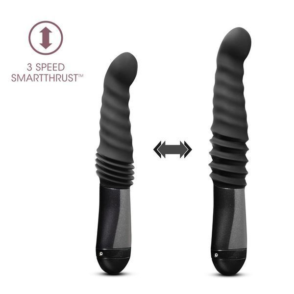 Пульсатор для точки G Temptasia by Blush Lazarus Thrusting Dildo Black (діаметр 3,8 см) SO8836 фото
