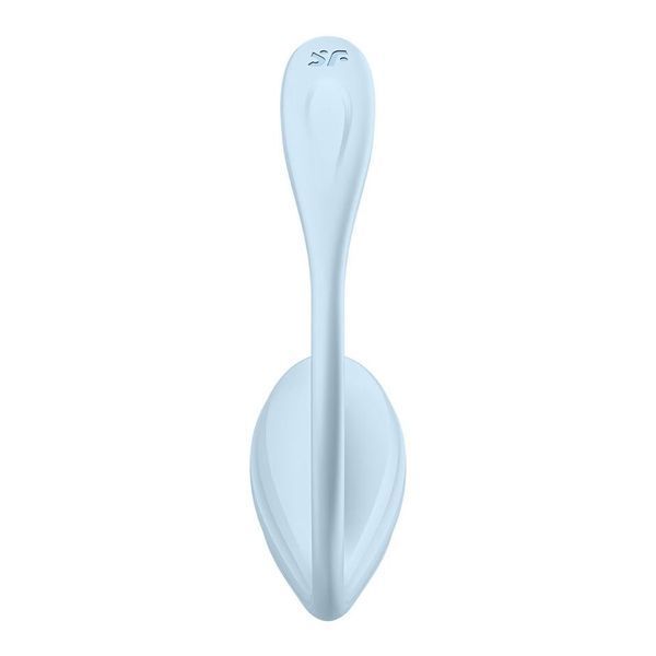 Віброяйце Satisfyer Smooth Petal Connect App Light Blue SX0667 фото
