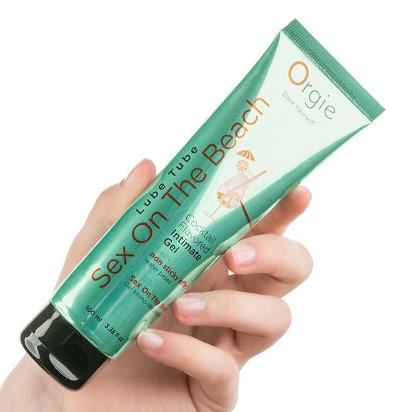 Лубрикант зі смаком коктейлю Секс на Пляжі, на водній основі &ndash; Orgie Lube Tube Sex On The Beach (100 мл) SX1517 фото