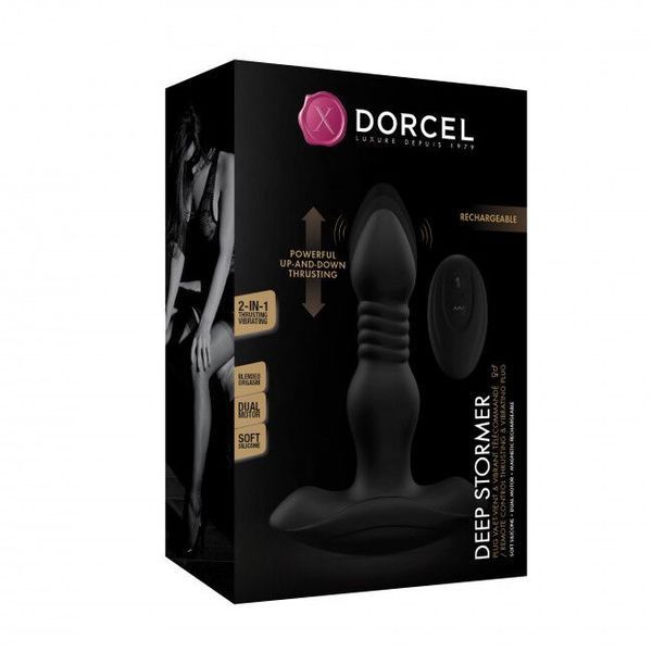 Анальна пробка з вібрацією та пульсацією - Dorcel DEEP STORMER SO5073 фото