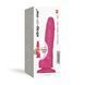 Реалістичний фалоімітатор Strap-On-Me Sliding Skin Realistic Dildo Fuchsia - M, ефект рухливої шкіри SO6255 фото 5