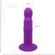 Двошаровий ділдо з вібрацією Adrien Lastic Hitsens 3 Purple, відмінно для страпона, діаметр 4 см, до SO5053 фото 4