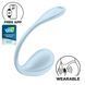 Віброяйце Satisfyer Smooth Petal Connect App Light Blue SX0667 фото 1