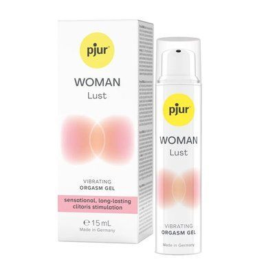 Рідкий вібратор для клітора, з ефектом мурашок, на водній основі - pjur Woman Lust 15 мл SO9985 фото