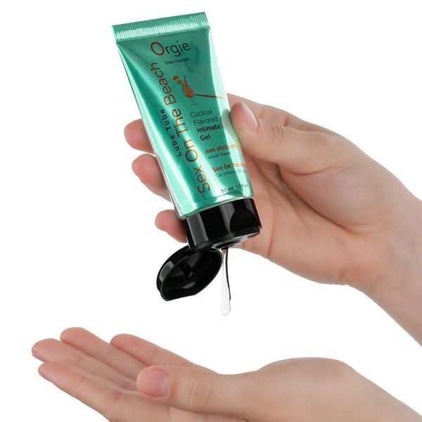 Лубрикант зі смаком коктейлю Секс на Пляжі, на водній основі &ndash; Orgie Lube Tube Sex On The Beach (50 мл) SX1518 фото