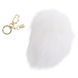 Металева анальна пробка Кролячий хвіст LOCKINK SEVANDA White Bunny-Tail Anal Pear-shape Plug SX0868 фото 2