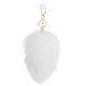 Металева анальна пробка Кролячий хвіст LOCKINK SEVANDA White Bunny-Tail Anal Pear-shape Plug SX0868 фото 5