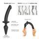 Анальна пробка з дилдо 2в1, розмір S, діаметр 3,3/2,9 см - Strap-On-Me SWITCH PLUG-IN DILDO No. 1 SO6826 фото 4