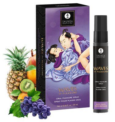 Спрей для посилення слиновиділення зі смаком екзотичних фруктів - Shunga Waves of Pleasure Exotic Fruits SX3262 фото