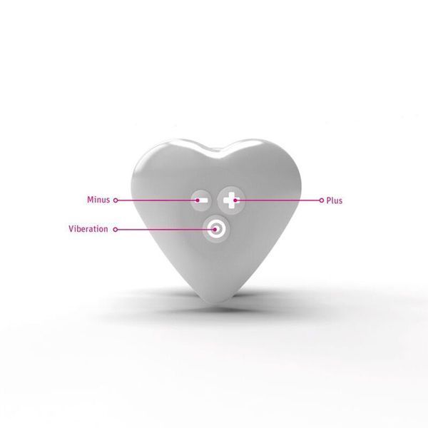 Вібратор для клітора Mystim Heart&acute;s Desire White, 8 режимів, дуже потужний SO8141 фото