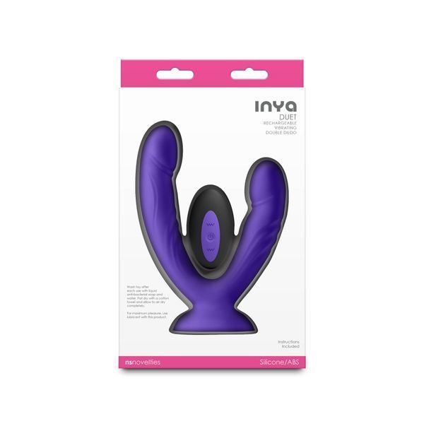 Подвійний ділдо з вібрацією &mdash; NS Novelties INYA Duet Purple sx4340 фото