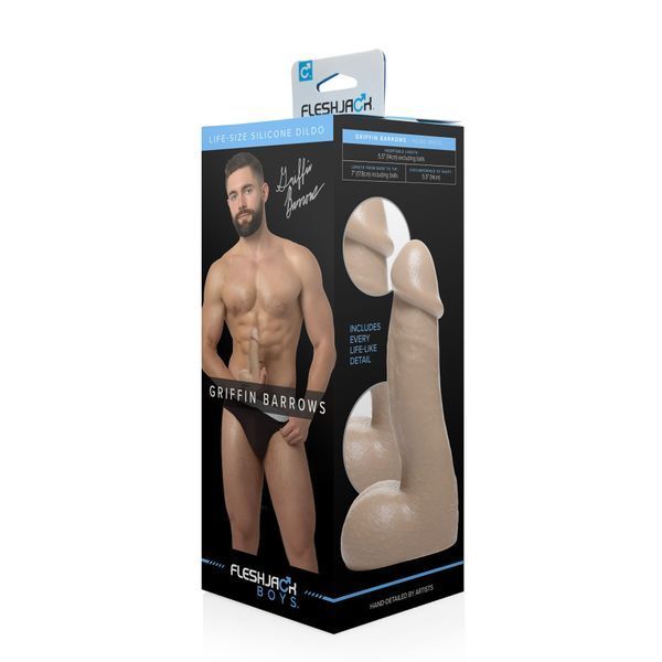 Фалоімітатор реалістичний Fleshjack Boys: Griffin Barrows Dildo (діаметр 4,7 см) SO9584 фото
