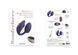 Вакуумний стимулятор з віброяйцем Love To Love Wonderlover MIDNIGHT INDIGO (діаметр 3,9 см) SO9617 фото 7