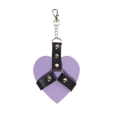 Брелок на карабіні для ключів Art of Sex Chained Heart, Лаванда SX2245 фото