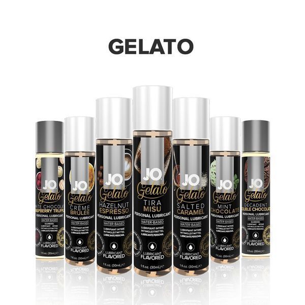 Лубрикант зі смаком Крем-брюле, на водній основі, без цукру &ndash; JO GELATO CremeBrulee (120 мл) SO1665 фото