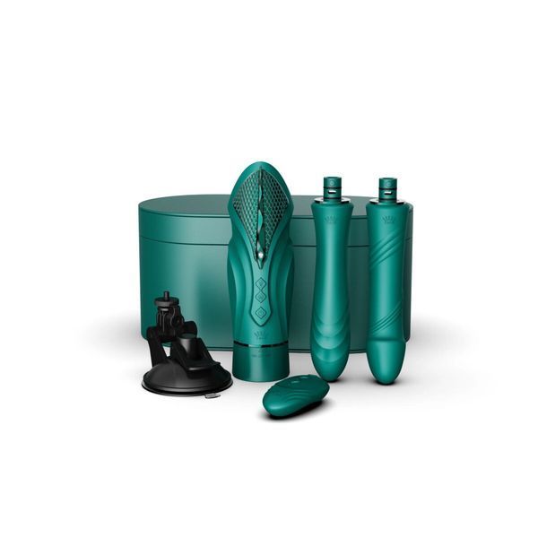 Компактна сексмашина Zalo &mdash; Sesh Turquoise Green SO9554 фото