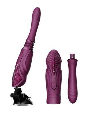 Компактна сексмашина Zalo &mdash; Sesh Velvet Purple SO9555 фото