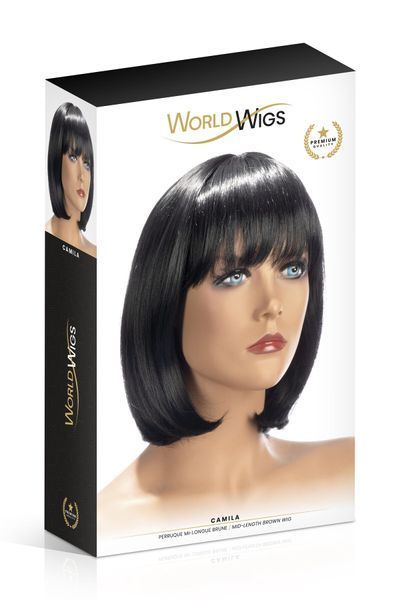 Парик Коричневий Camila Mid-Length World Wigs SO4690 фото