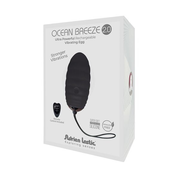Віброяйцо Adrien Lastic Ocean Breeze 2.0 Black SO7030 фото