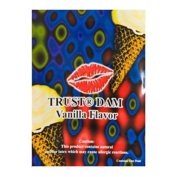 Латексна серветка, смак ваніль - Latex Dental Dams Vanilla 1 шт SX1261 фото