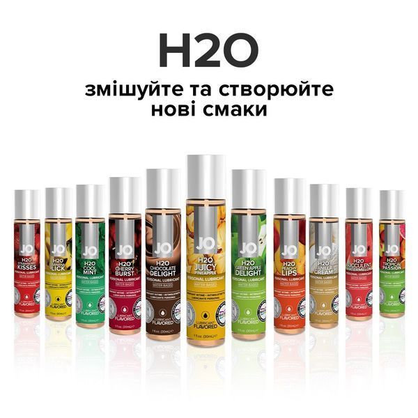 Лубрикант зі смаком Ананаса, на водній основі, без цукру, рослинний гліцерин &ndash; System JO H2O (30 мл) SO1473 фото
