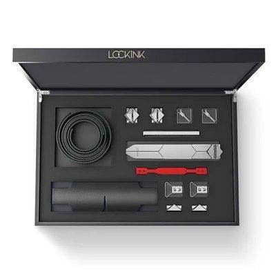 БДСМ-набір LOCKINK Teasing & Impact-Play Set, чорний, маска, кляп, затискачі для сосків, тиклер, шльопалка SX0825 фото