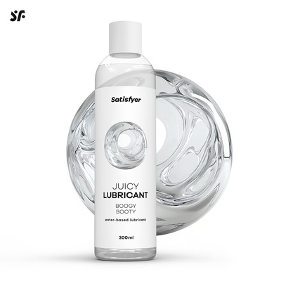 Анальна змазка на водній основі - Satisfyer Juicy Lubricant Boogy Booty water based, 300 мл SX2717 фото