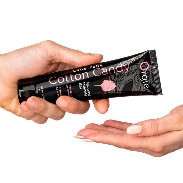 Лубрикант зі смаком Цукрова вата, на водній основі &ndash; Orgie Lube Tube Cotton Candy (100 мл) SX1522 фото