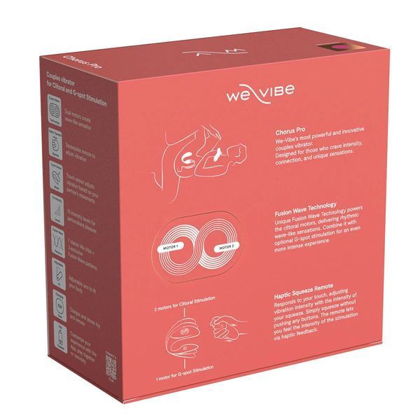 Смарт-вібратор для пар We-Vibe Chorus Pro Electric Pink SX3862 фото