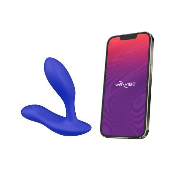 Смарт-вібромасажер простати, пульт ДУ, регульований кут нахилу We-Vibe Vector+ ROYAL BLUE SO8242 фото