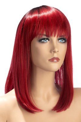 Парик Двокольоровий Червоний Elvira Mid-Length World Wigs SO4692 фото