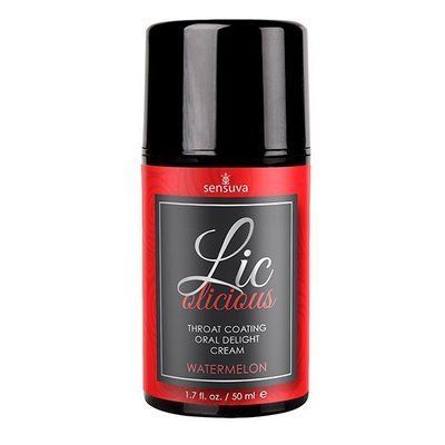 Гель для мінету зі смаком Кавуна, оліїстий, без цукру - Sensuva Lic-o-licious Watermelon (50 мл) SO3199 фото