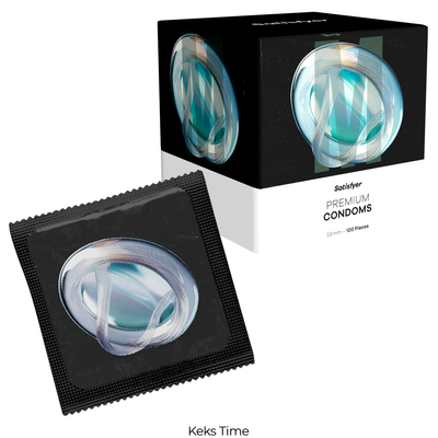 Набір презервативів Satisfyer Premium Condoms M (53 мм) 100 шт SX3267 фото