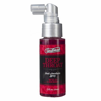 Спрей для глибокого мінету зі смаком Вишні - Doc Johnson GoodHead DeepThroat Spray Wild Cherry (59 мл) SO2800 фото